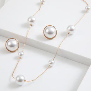 Set de aros y collar Pepa Dorado ID