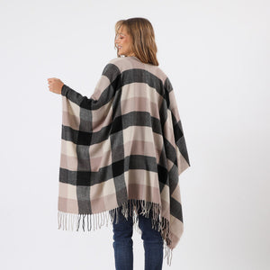 Poncho  Gisa Beige Humana