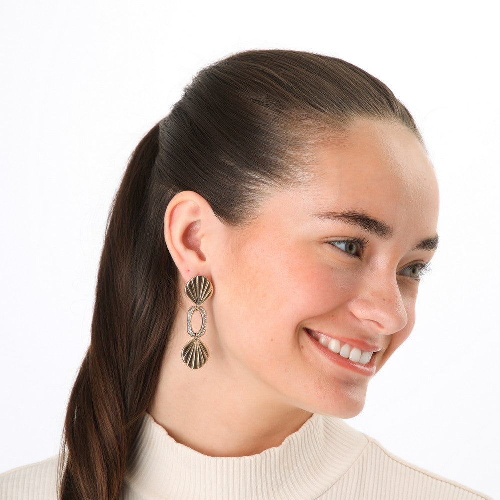 Aros Largos Eva Dorado I-D