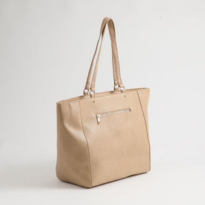 Cartera Tote Nimes Ecocuero Beige ID
