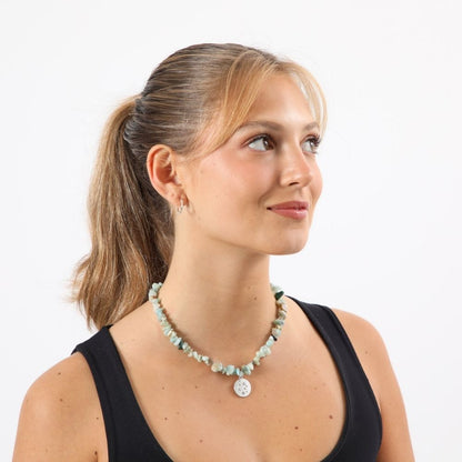 Collar Corto Galicia Blanco Humana