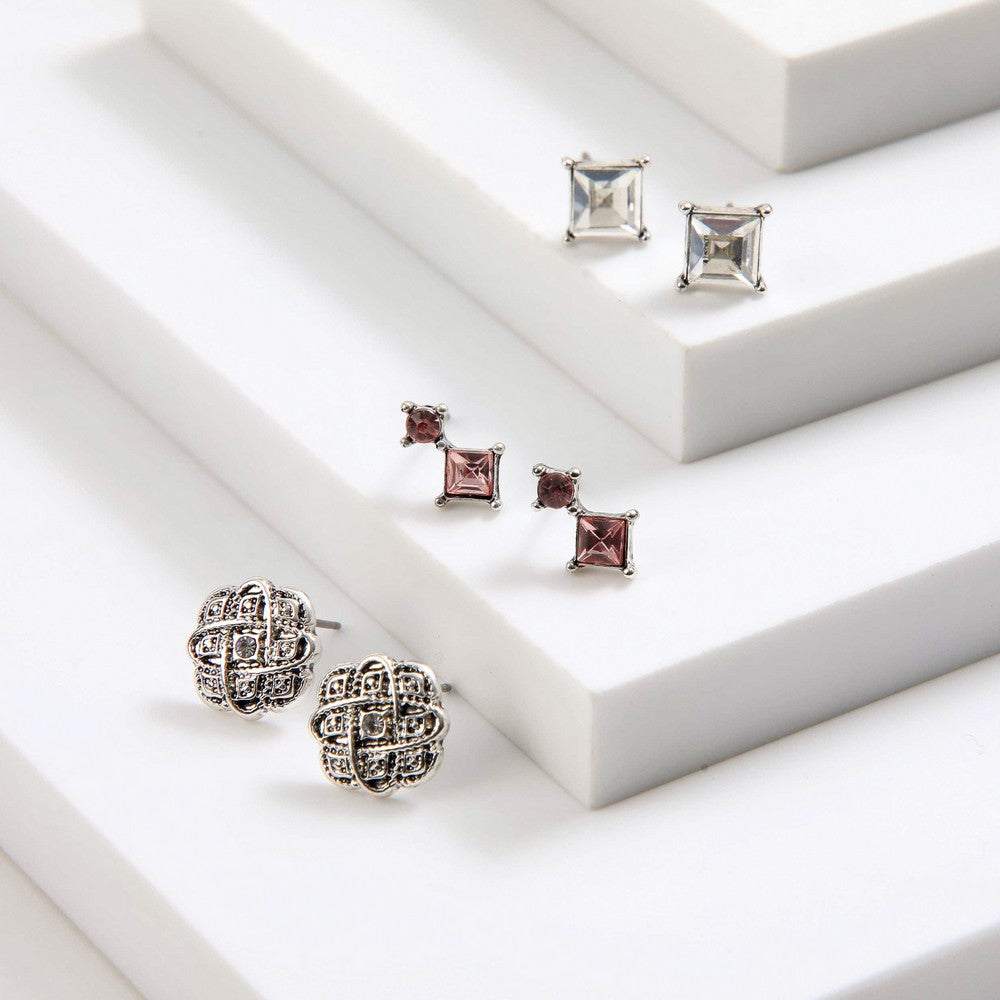 Set De Aros Robin Plateado I-D