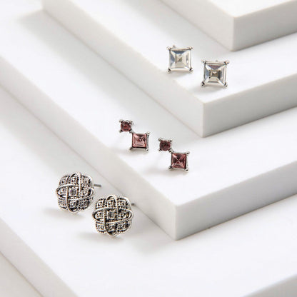 Set De Aros Robin Plateado I-D