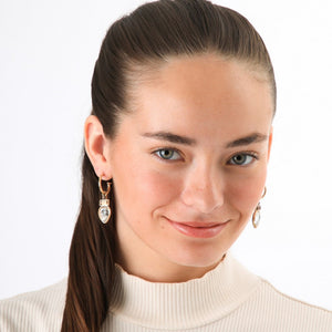 Aros Argollas Lua Dorado I-D