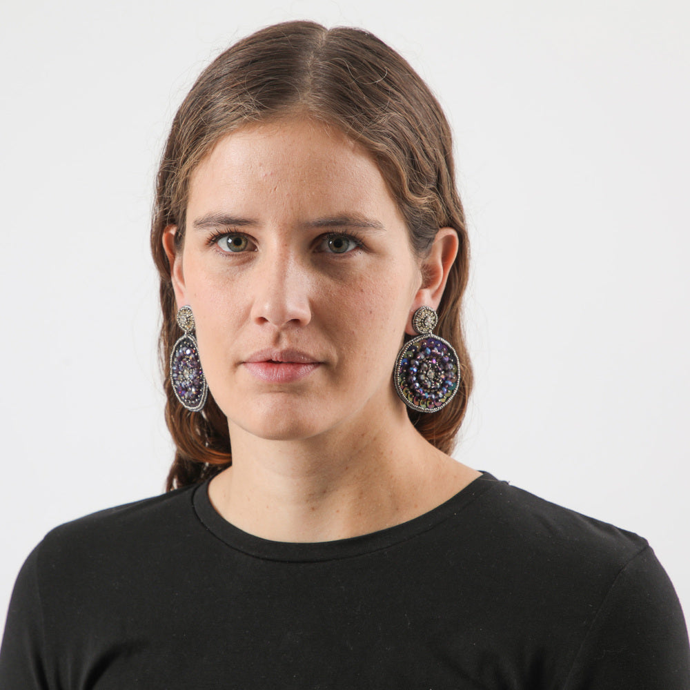 Aros Largo Circunferencias Azul Humana