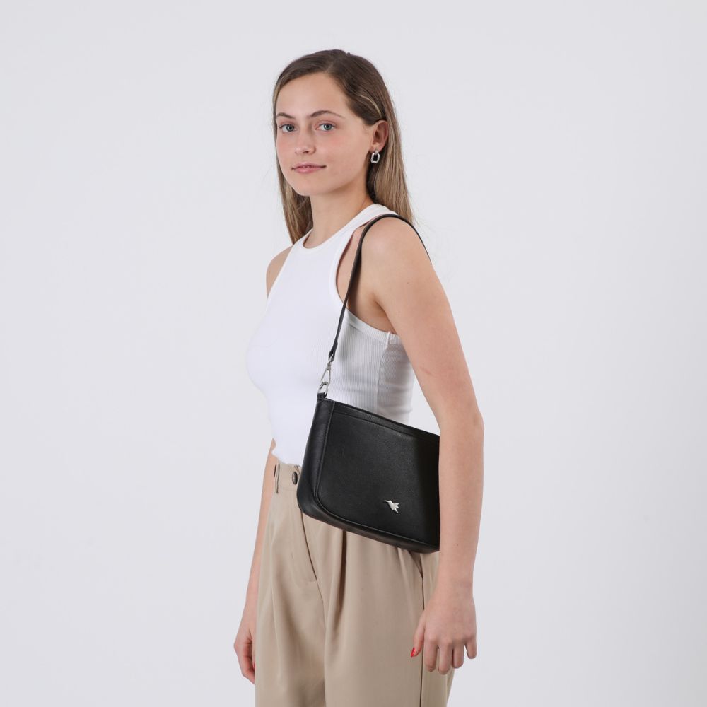 Cartera Bandolera Murray Ecocuero negro Tatienne