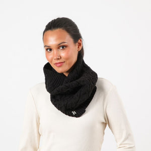 Cuello Lana Juana Negro Humana