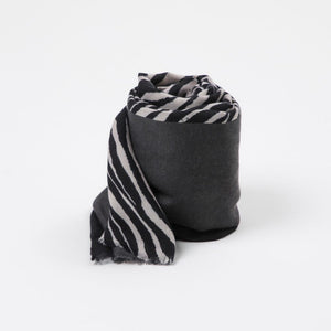 Pañuelo Estampado Ludovica Negro Tatienne