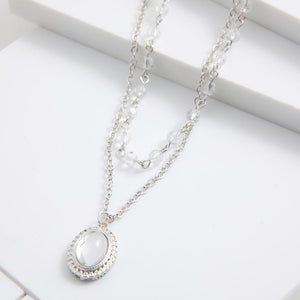 Collar Emma Plateado ID