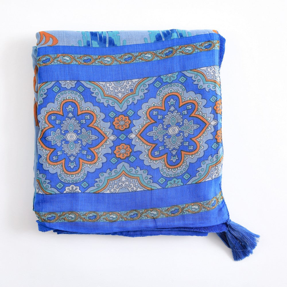 Pareo Toalla Tinos Blue Humana