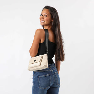 Cartera Cruzada Livorno Beige Beige i-D