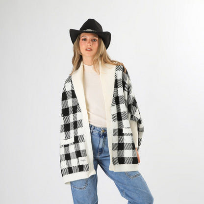 Poncho Square White Humana