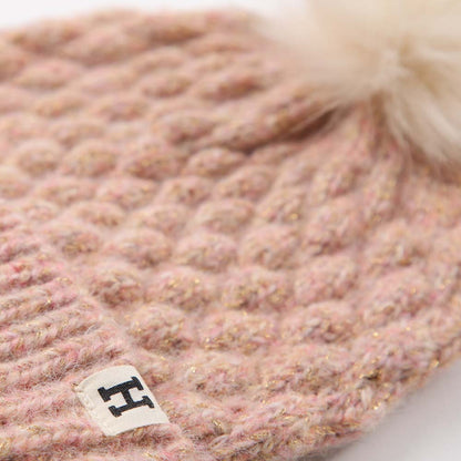 Gorro Lurex Rosada Humana