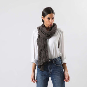 Pañuelo Liso Nuez Negro Tatienne