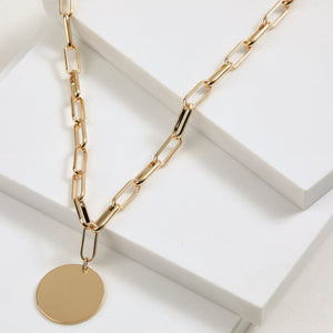 Collar Corto Lucy Dorado I-D
