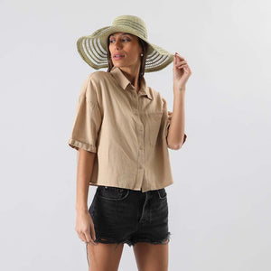 Sombrero Calado Beige Humana