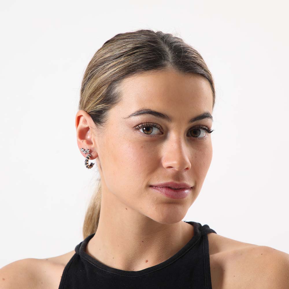 Set Aros Craspedia Plateado Humana