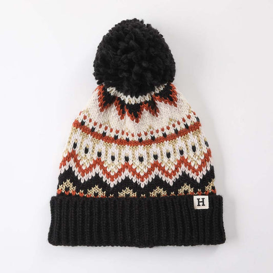 Gorro Zigzag Negro Humana