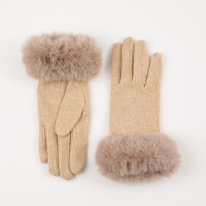 Guante  Lana Halah Beige Humana