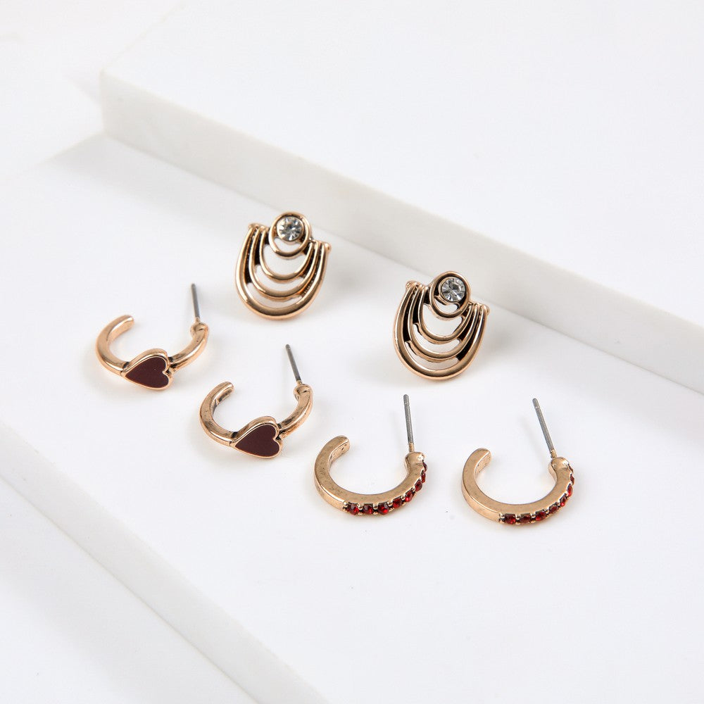 Set De Aros Ember Plateado Humana