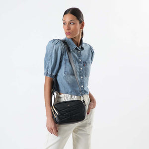 Cartera Cruzada Cross Negra Humana