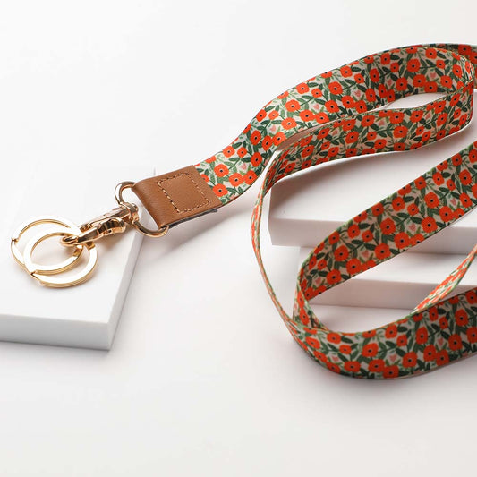 Lanyard Naranjo Flor Tatienne