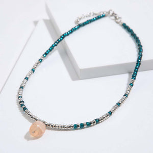 Collar Corto Boeza Azul Tatienne