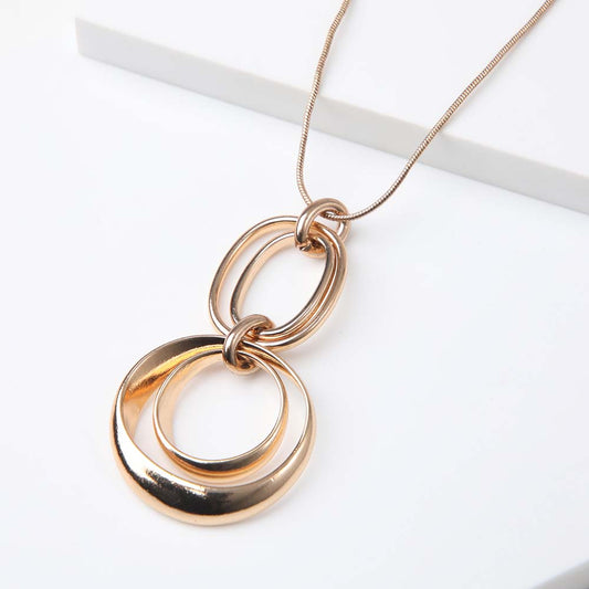Collar Largo Ribadeselia Dorado Humana