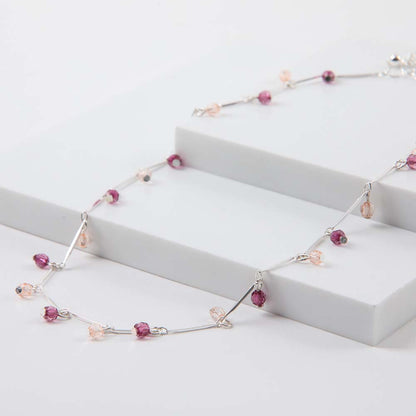 Collar Corto Malta Plateado i-D