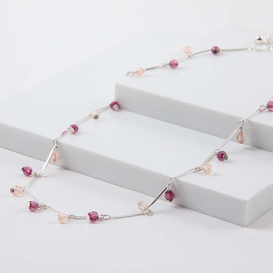 Collar Corto Malta Plateado i-D