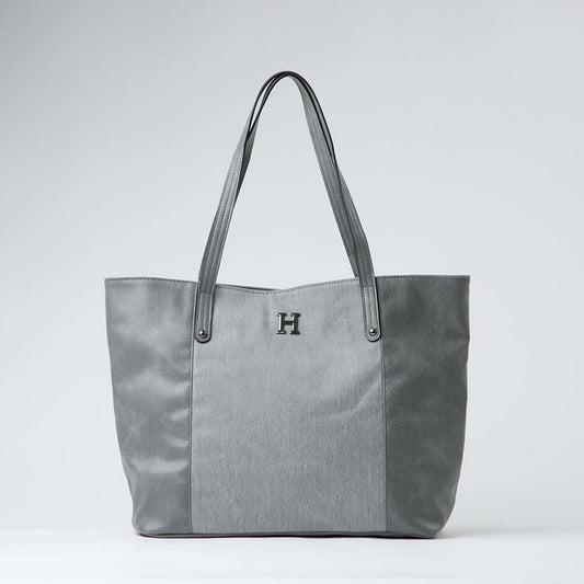 Cartera Hombro Stone Plateada Humana