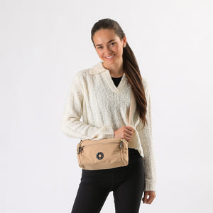Cartera Bandolera Lecce Beige I-D