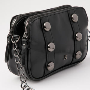 Cartera Bandolera Elsa Ecocuero con tachas Humana