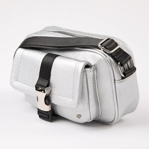 Cartera Cruzada Coimbra Silver Plateada i-D