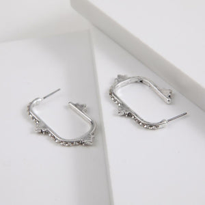 Aros Argolla Luma Plateado Humana