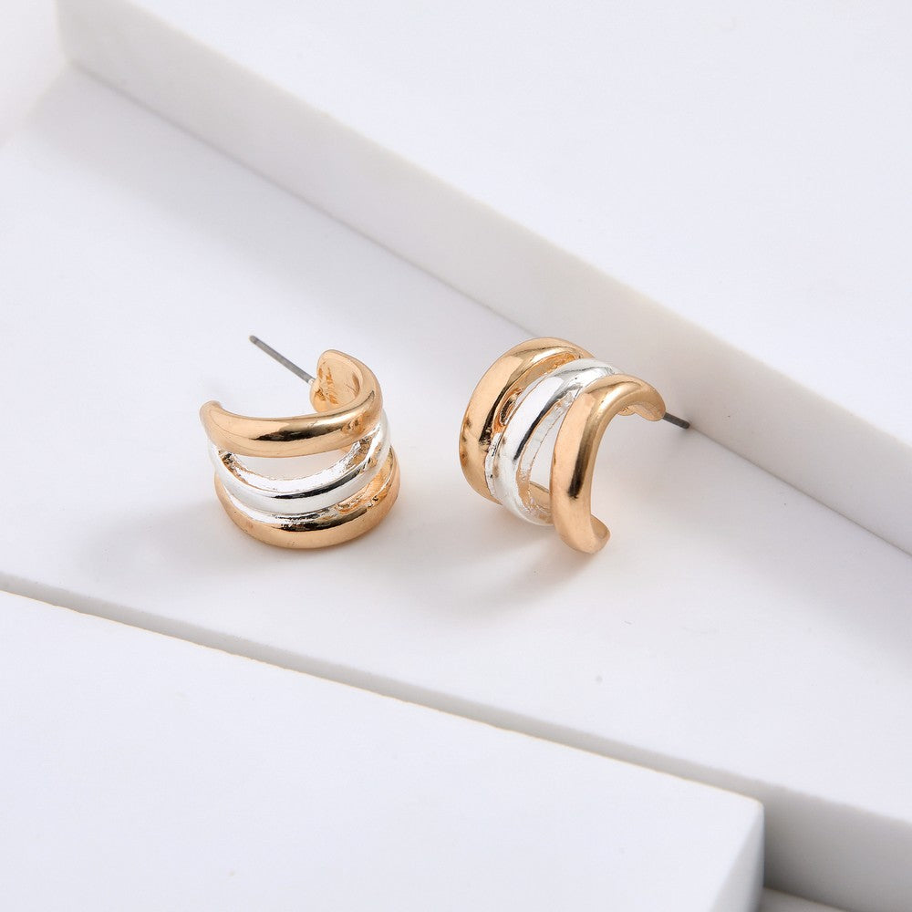 Aros Argollas Milos Dorado Humana