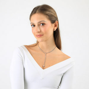 Collar Corto Gila Plateado I-D