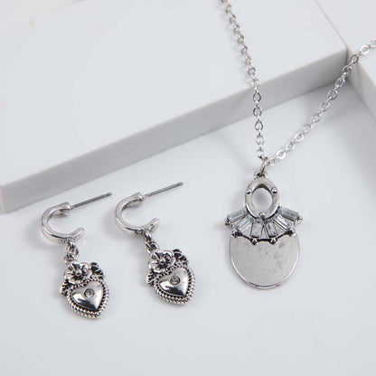 Collar + Aro Legacy Plateado i-D