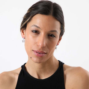 Aros Mediano Algarve Plateado Humana