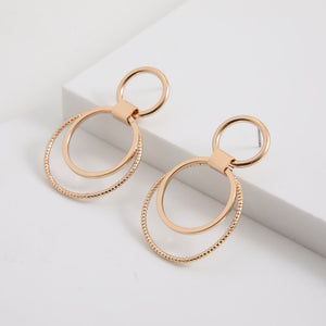 Aros Largo Sitas Dorado Humana