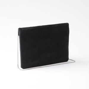 Cartera De Fiesta Mostacilla Hojas Plateado Humana