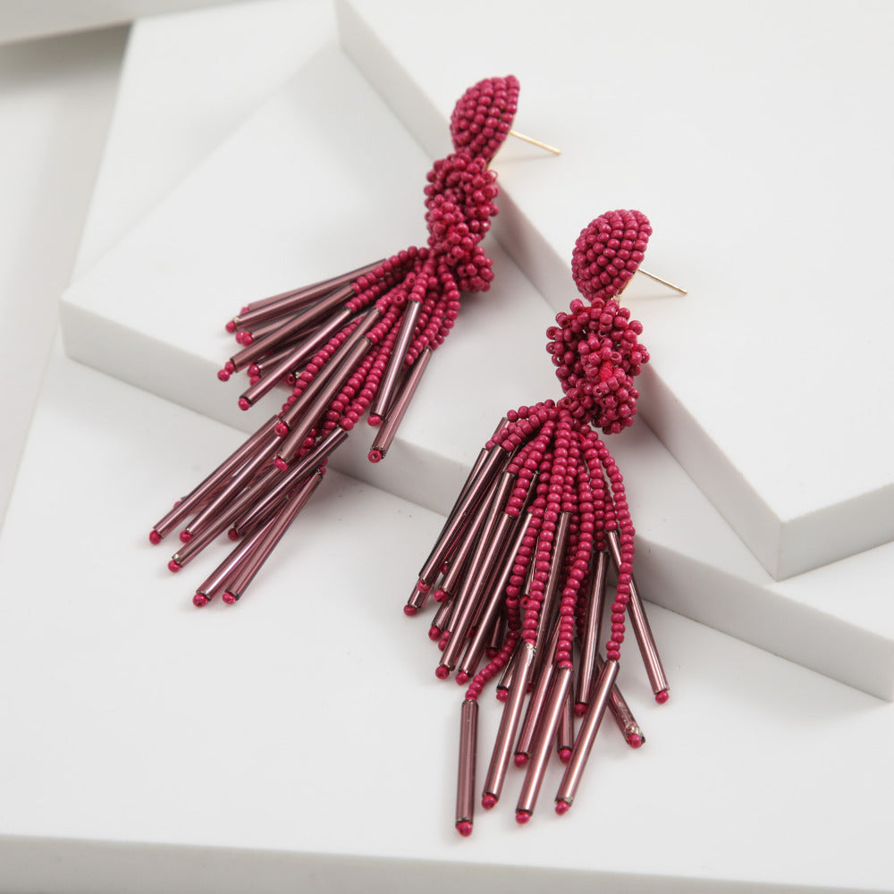 Aros Largo Mérida Morado Humana