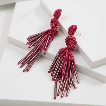 Aros Largo Mérida Morado Humana