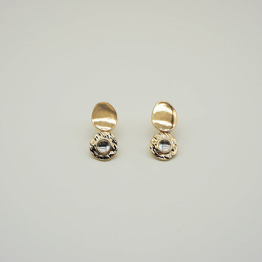 Aros Mediano Eye Dorado Tatienne