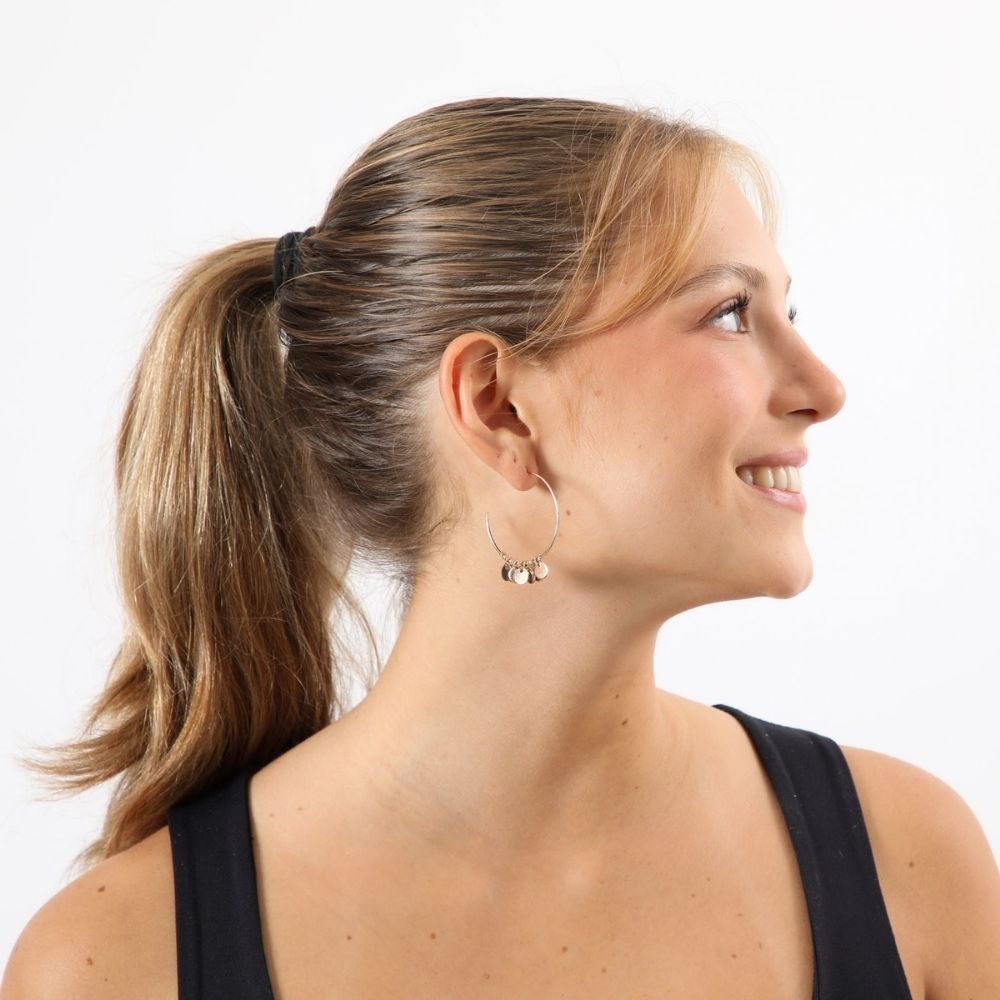 Aros Argolla Katha Dorado Tatienne