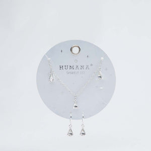 Collar + Aro Ons Plateado Humana