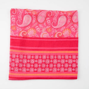 Pareo Estampado Floral Geranio Fucsia Id