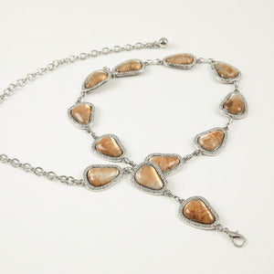 Cinturón Rhonda Plateado Humana