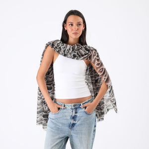 Pañuelo Estampado Lagos Negro Id