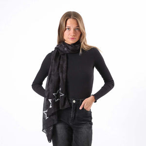 Pañuelo Estampado Noise Negro i-D